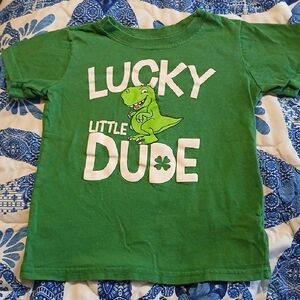 Dinosaur 'Lucky Little Dude' Boys Tee S